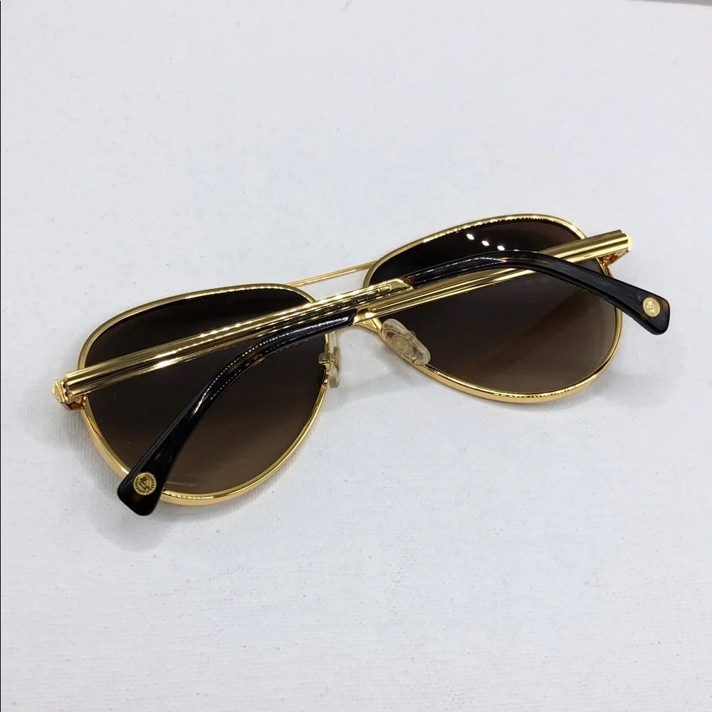 Wildfox Airfox 2 Gold Frame Aviator Sunglasses